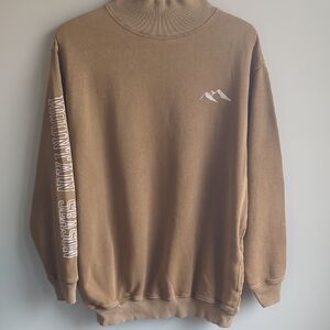 Aerie. "Mountain Season" Over-sized Mock-Necked  Sweatshirt. Size Small.